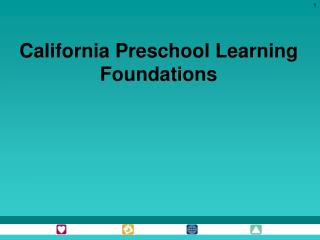 California Preschool Learning Foundations