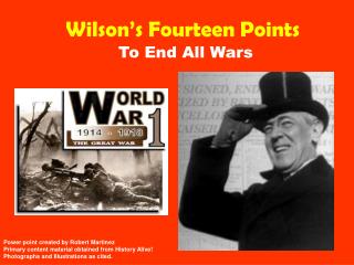 Wilson’s Fourteen Points