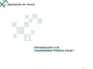 Introducción a la Contabilidad Pública Local.-