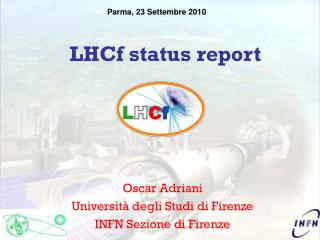 LHCf status report