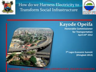 How do we Harness Electricity to Transform Social Infrastructure