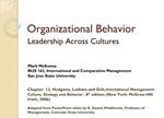 Organizational Behavior