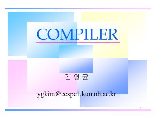 COMPILER