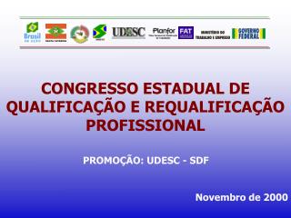 CONGRESSO ESTADUAL DE QUALIFICAÇÃO E REQUALIFICAÇÃO PROFISSIONAL