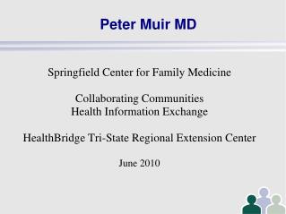 Peter Muir MD