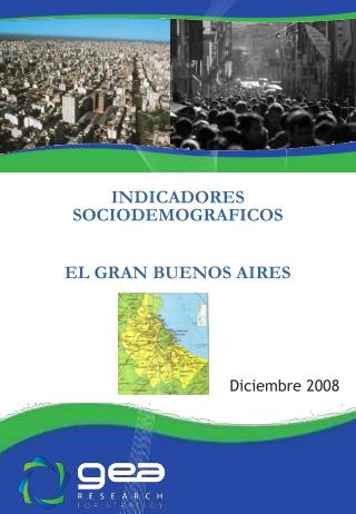 INDICADORES SOCIODEMOGRAFICOS EL GRAN BUENOS AIRES