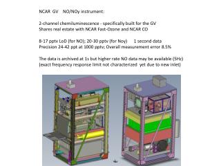 NCAR GV NO/NOy instrument: 2-channel chemiluminescence - specifically built for the GV