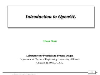 Introduction to OpenGL