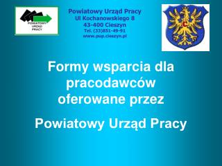 Formy wsparcia dla pracodawców oferowane przez Powiatowy Urząd Pracy