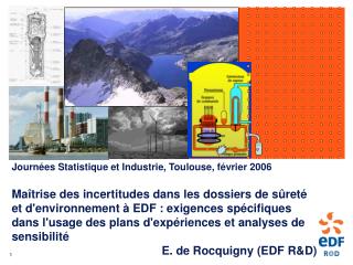 Journées Statistique et Industrie, Toulouse, février 2006