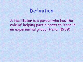 Definition