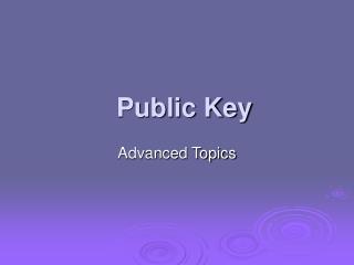 Public Key