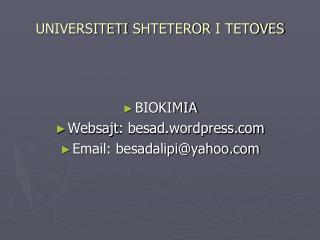 UNIVERSITETI SHTETEROR I TETOVES