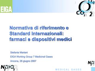 Normativa di riferimento e Standard Internazionali: farmaci e dispositivi medici