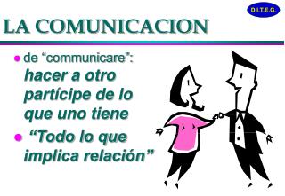 LA COMUNICACION