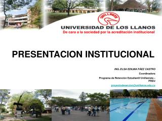 PRESENTACION INSTITUCIONAL