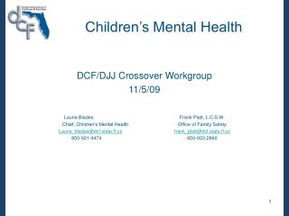 Children’s Mental Health