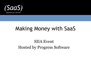 Making Money with SaaS
