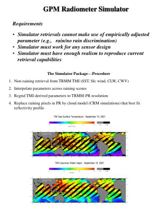 GPM Radiometer Simulator