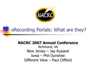 eRecording Portals: What are they?