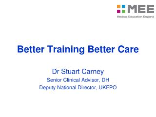 Better Training Better Care