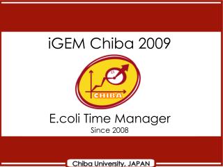 iGEM Chiba 2009