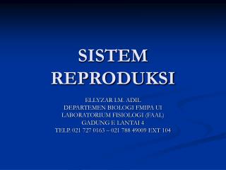 SISTEM REPRODUKSI