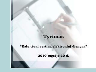 Tyrimas