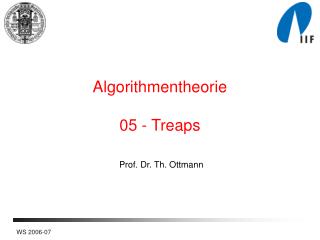 Algorithmentheorie 0 5 - Treaps