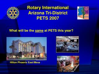 Rotary International Arizona Tri-District PETS 2007