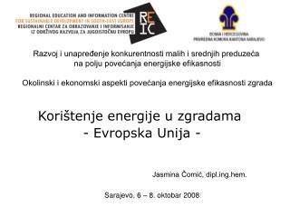 Korištenje energije u zgradama - Evropska Unija -