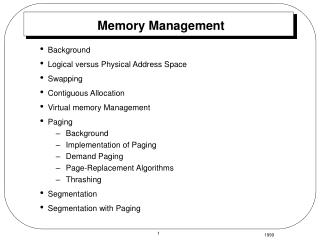 Memory Management