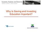 Why Is Saving and Investing Education Important