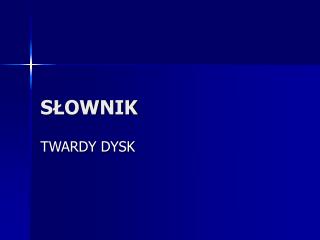 SŁOWNIK