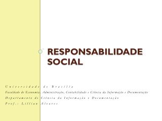 Responsabilidade social