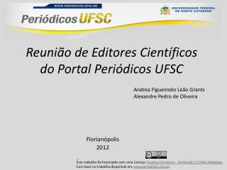 Reunião de Editores Científicos do Portal Periódicos UFSC