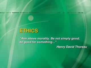 ETHICS