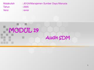 MODUL 19