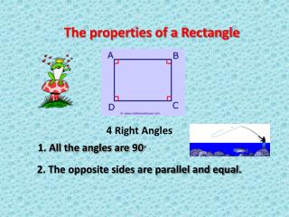 The properties of a Rectangle