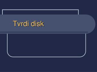 Tvrdi disk