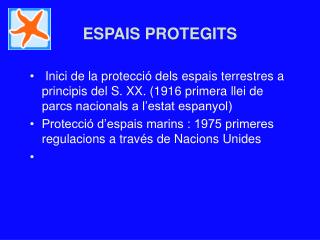 ESPAIS PROTEGITS