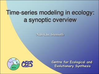 Time-series modeling in ecology: a synoptic overview