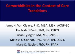 Comorbidities in the Context of Care Transitions
