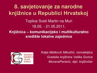 8. savjetovanje za narodne knjižnice u Republici Hrvatskoj