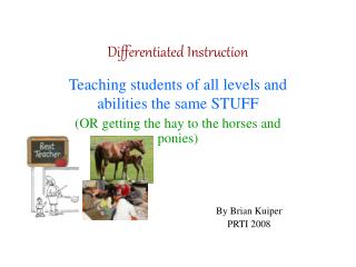 Differentiated Instruction