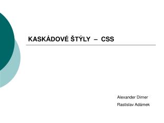 KASK ÁDOVÉ ŠTÝLY – CSS