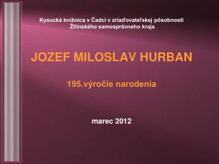 Jozef Miloslav Hurban