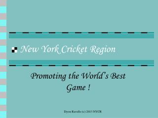 New York Cricket Region