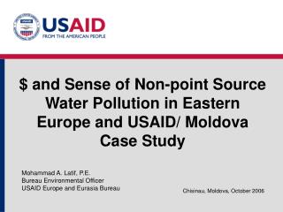 $ and Sense of Non-point Source Water Pollution in Eastern Europe and USAID/ Moldova Case Study