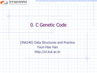 0. C Genetic Code